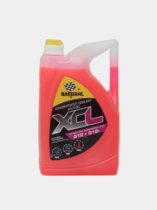 Концентрат антифриза XCL G12/G12+, -37C , Bardahl, 1 литр, 5 литров