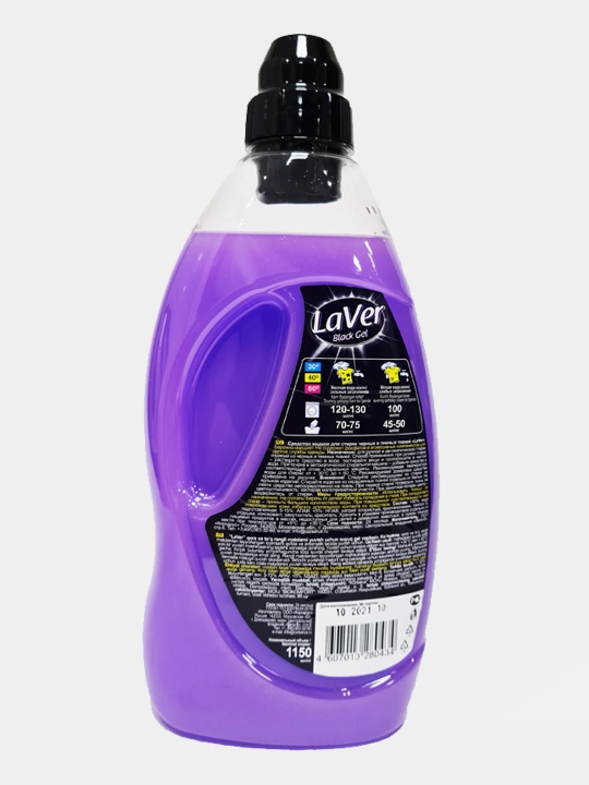 Гель для стирки черных и темных тканей, с мерной крышкой LaVer Black Gel, 1.15 литр