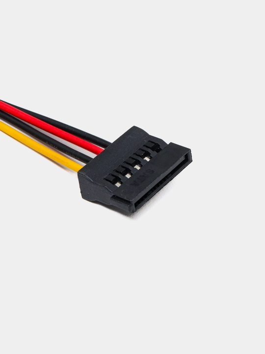 SATA Molex 4-pinli 15-pinli quvvat adapter kabeli, 15 sm