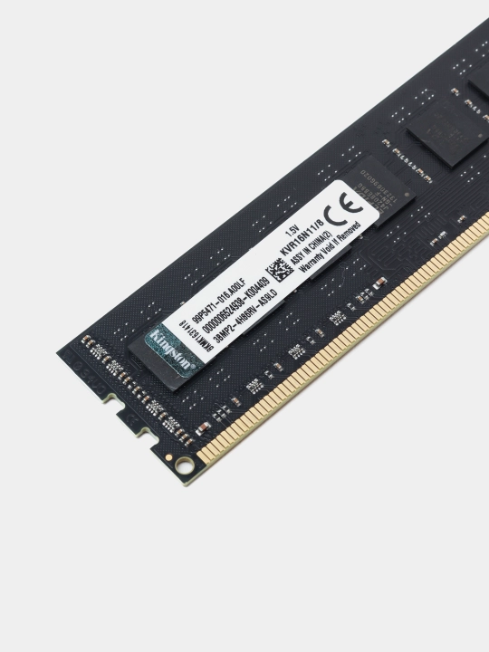Оперативная память Kingston DDR3 1600 MHz, 8 ГБ, черный цвет