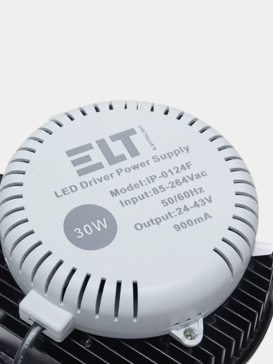 LED chiroq, chuqurlashtirilgan LMSMD01-D23-30-4200-Oq. 30 Vt, 220 V, 4200K ELT