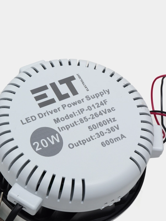 LED chiroq, chuqurlashtirilgan LMSMD01-D19-20-4200-White, 20 Vt, 220В, 4200К ELT