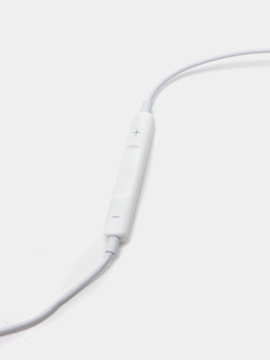 Simli quloqchinlar iPhone va Android uchun, mini jack, oq, 3.5 mm