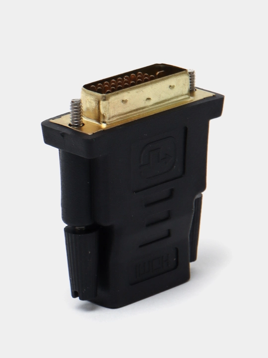 Adapter HDMI F - DVI-D 24+1 M HDMI-dan DVI-ga minusli