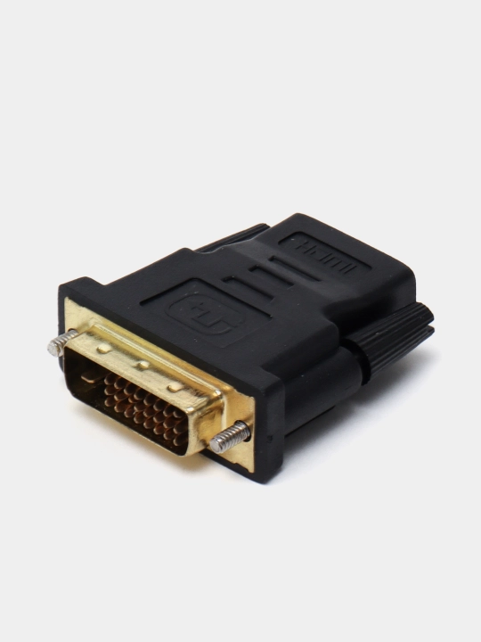 Adapter HDMI F - DVI-D 24+1 M HDMI-dan DVI-ga minusli