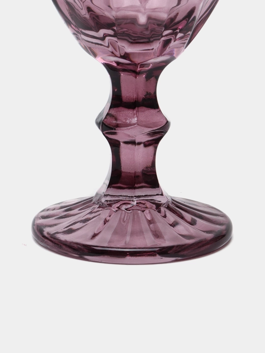 Rangli shisha sharob stakanlari, 6 dona, 250 ml