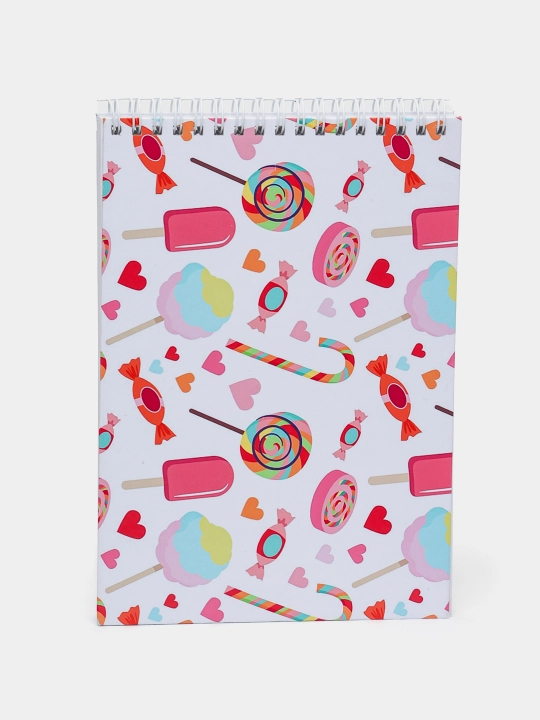 Chizish uchun sketchbuk, 120 g/m, oq silliq qog'ozli, 40 varaq - 