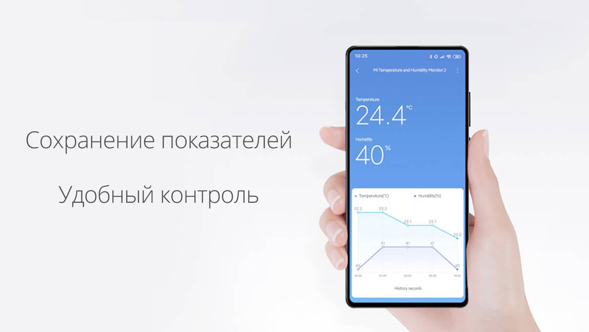 Умный термометр, датчик температуры и влажности Xiaomi Mi Temperature and  Humidity 2 купить по низким ценам в интернет-магазине Uzum (199118)