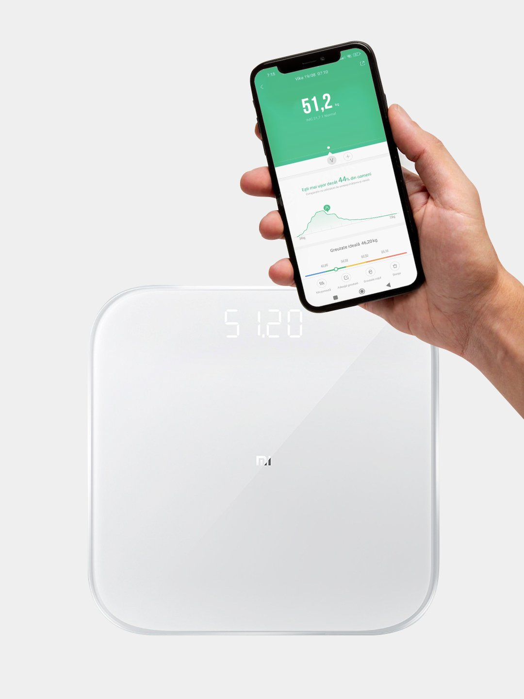 Умные напольные весы, электронные Xiaomi Mi Smart Scale 2 Global купить по  низким ценам в интернет-магазине Uzum (405403)