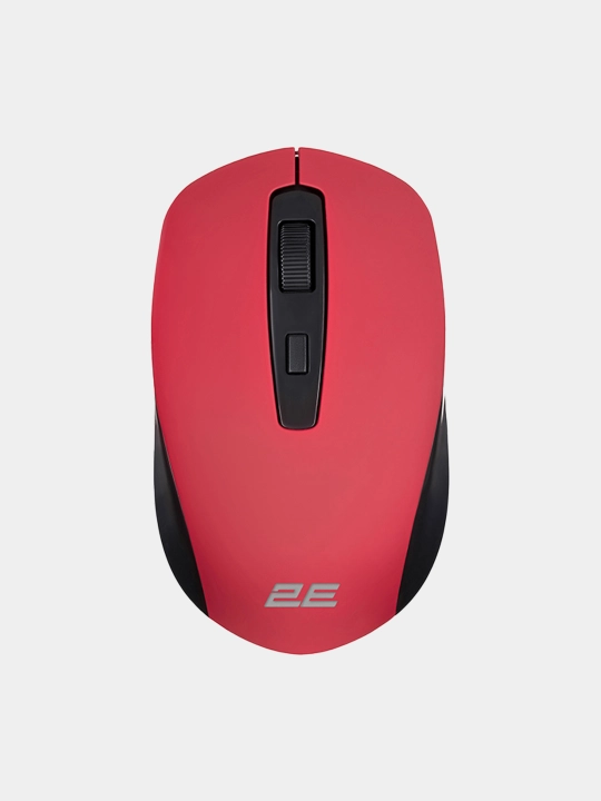 Беспроводная мышь 2E MF211 WL Soft Touch, красная, черная, серая