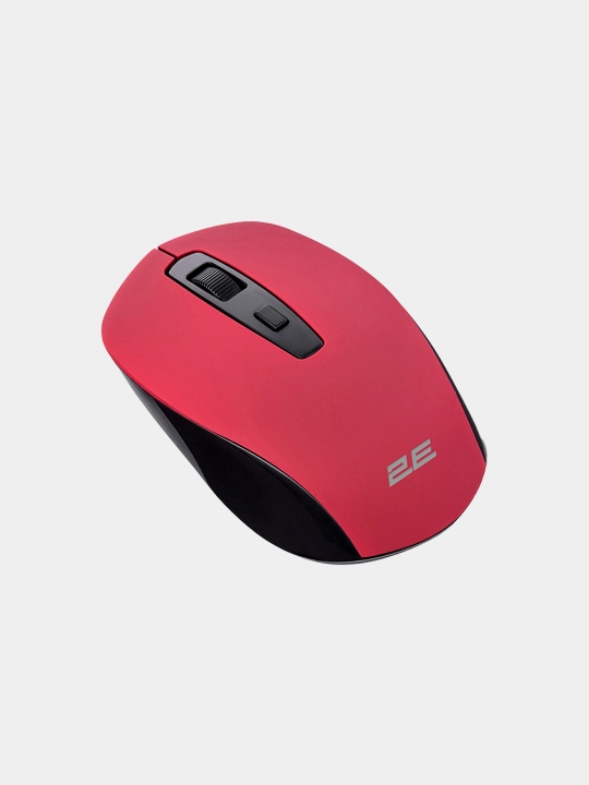 Беспроводная мышь 2E MF211 WL Soft Touch, красная, черная, серая