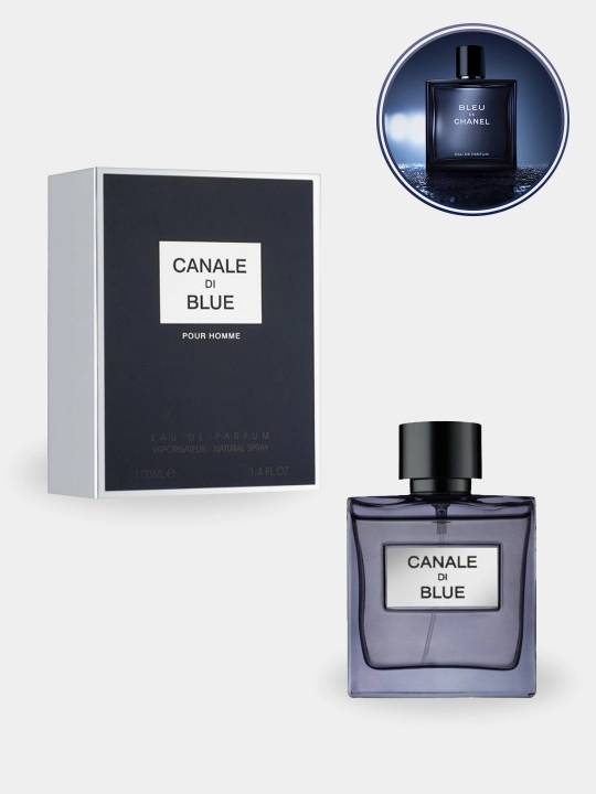 Parfyumlangan suv Canale Di Blue Fragrance World, erkaklar va ayollar uchun, 100 ml - 