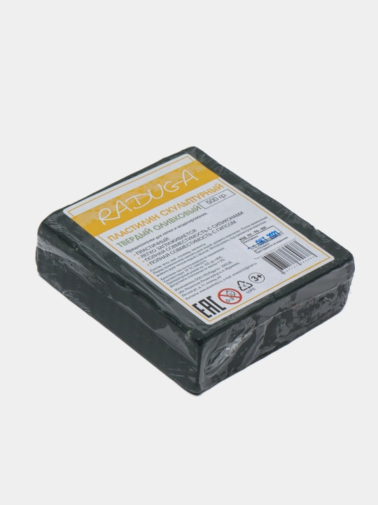 Haykaltarosh plastilini "Raduga", zaytun qattiq, 500 g