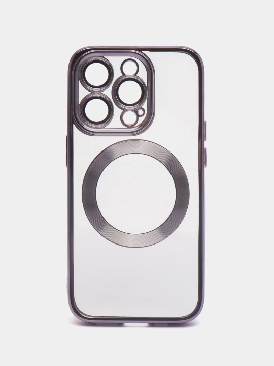 Чехол MagSafe iPhone 11 12 13 14 / Pro Max / Plus прозрачный магнитный