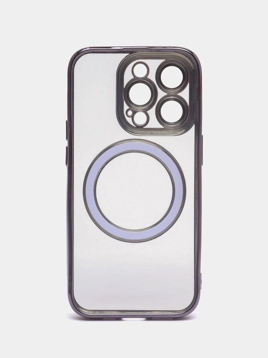 Чехол MagSafe iPhone 11 12 13 14 / Pro Max / Plus прозрачный магнитный