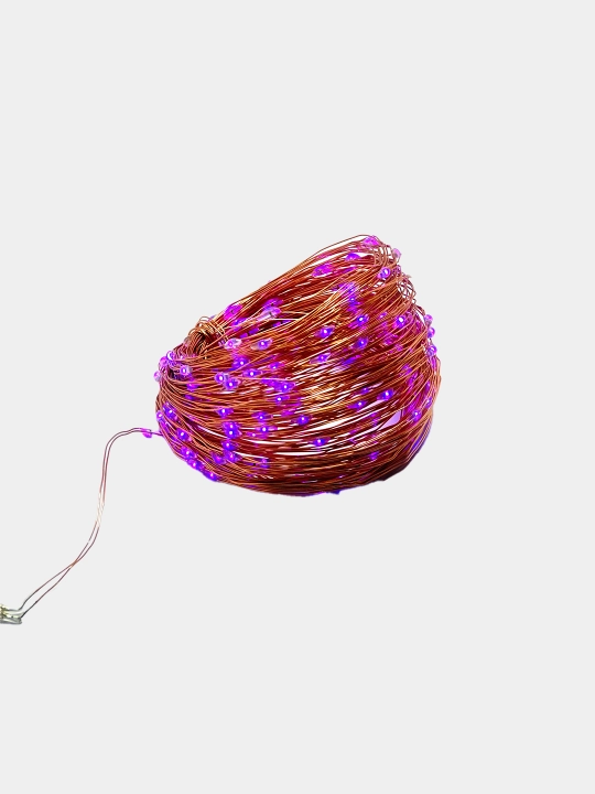 Yangi yil gulchambar ipi "Shudring", USB quvvat, 5, 10 va 20 metr