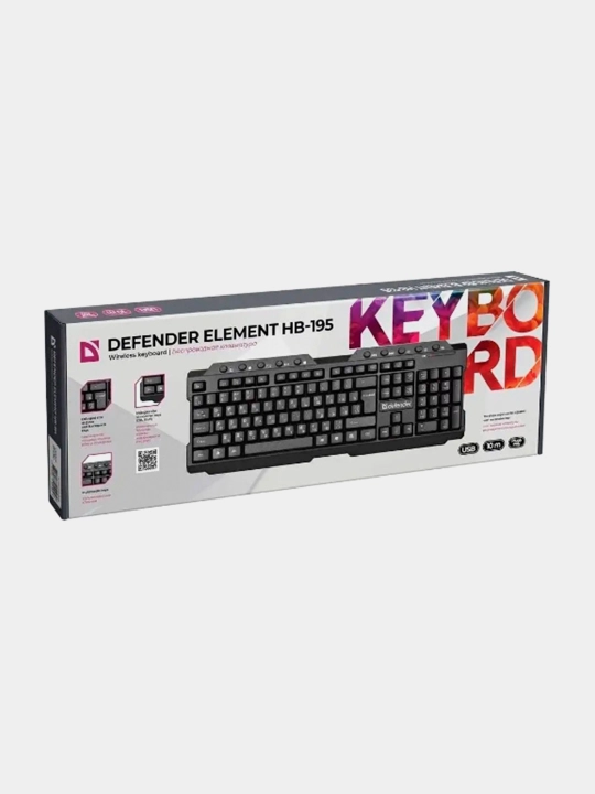 Simsiz klaviatura Defender Element RU