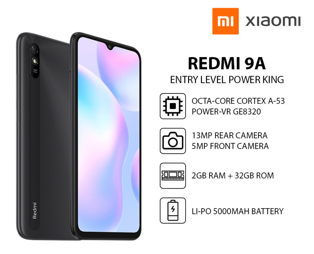 Смартфон Xiaomi Redmi 9A 2-32 купить по низким ценам в интернет-магазине  Uzum (600878)