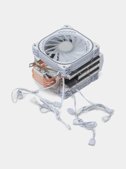 CPU sovutish 120mm LED RGB issiqlik qabul qiluvchi kompyuter fan protsessor sovutgich