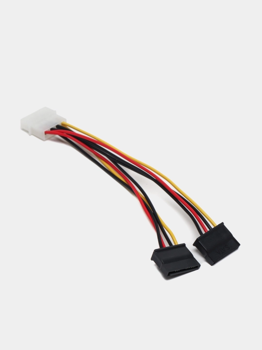Kабель питания Sata CC-SATA-PSY, Molex 4pin, БП - 2 *