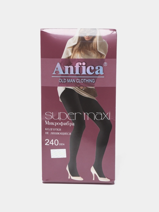 Капроновые колготки Anfica-240 Den, из микрофибры, не линяют - 