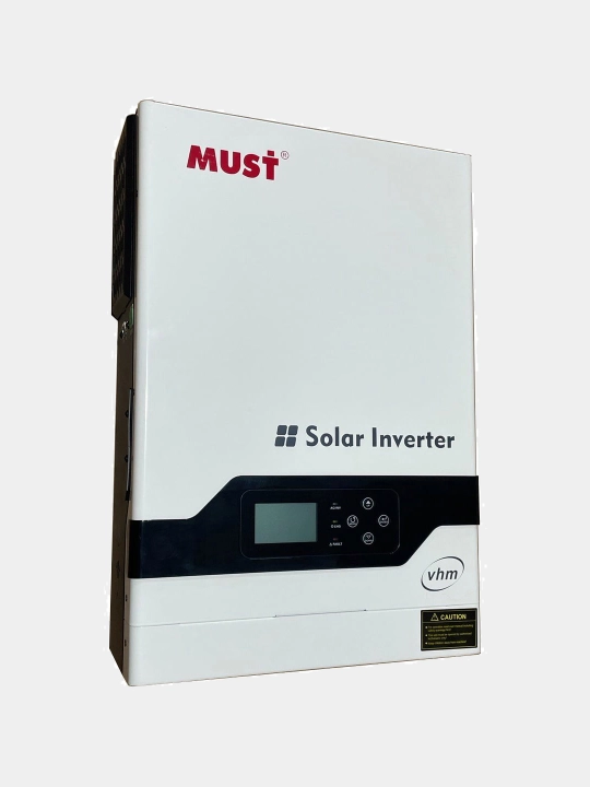 Kuchlanish inverteri MUST 5000W/DC48V, 80A MPPT/145V off grid, AC230V/50HZ, PV18-5048 VHM