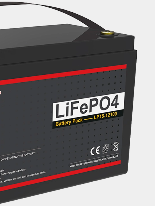 Аккумулятор MUST, LiFePO4, 12.8V, 100AH c функцией Bluetooh