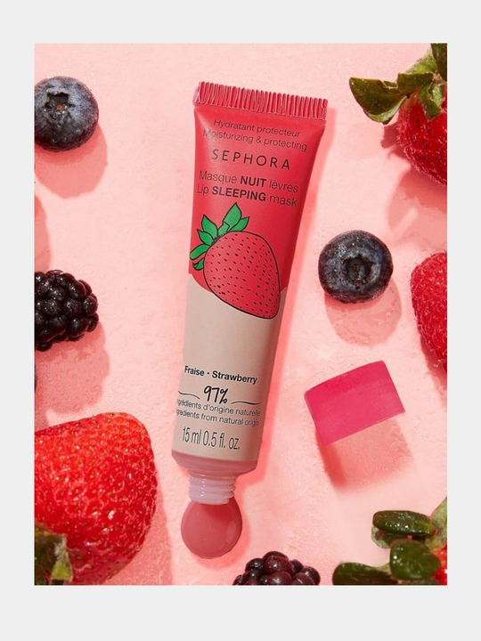 Маска для губ Sephora Collection Strawberry Lip Sleeping Mask