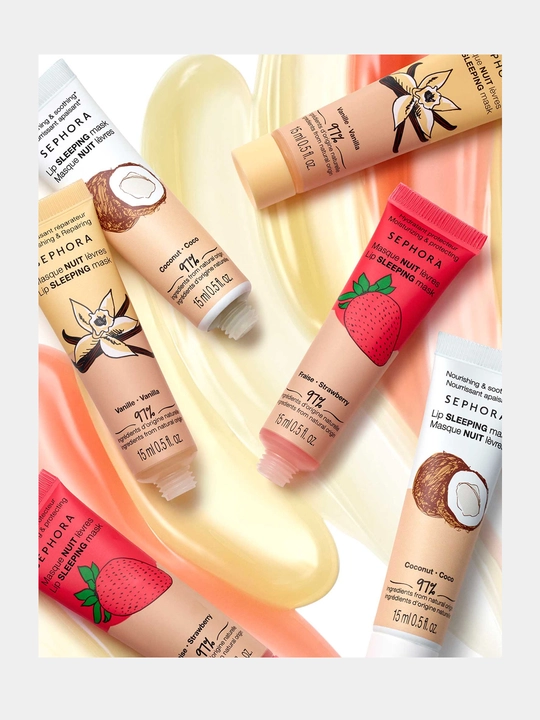 Маска для губ Sephora Collection Strawberry Lip Sleeping Mask