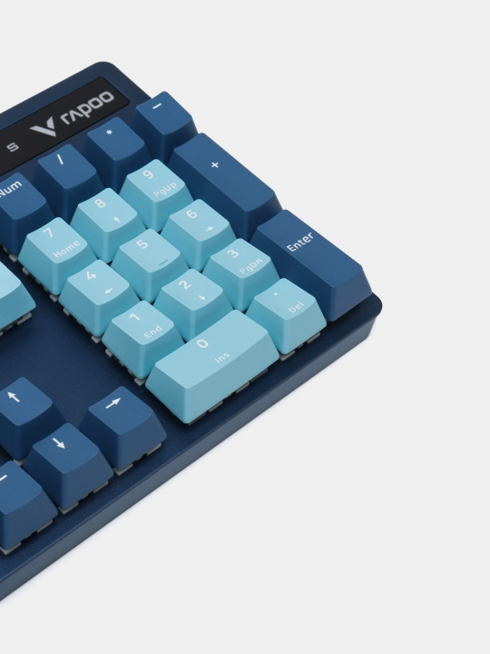 Rapoo V500 pro blue switch o'yin klaviaturasi, mexanik klaviatura, o'yin klaviaturasi