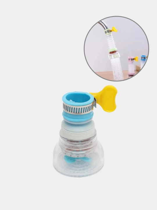 Aerator, jo‘mrak nasadkasi, aralashtirgich, suv tejagich, jo‘mrak uchun tozalovchi filtrli - 