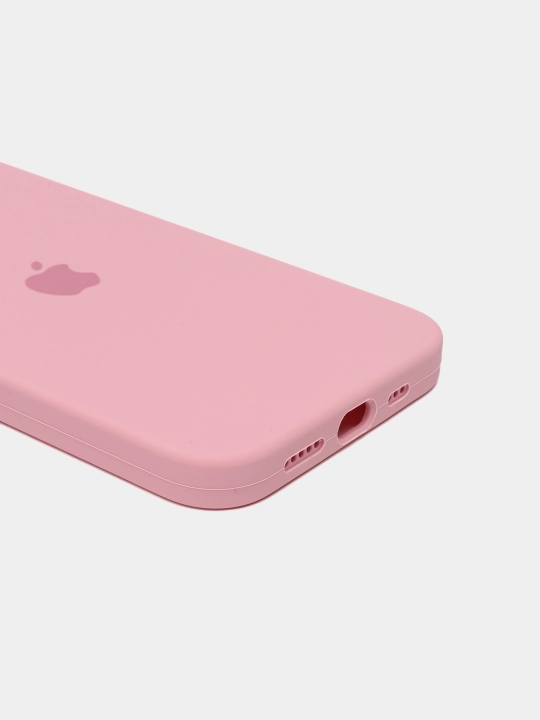 Чехол для iPhone 11–17, Pro, Pro Max — силикон Soft Touch, микрофибра