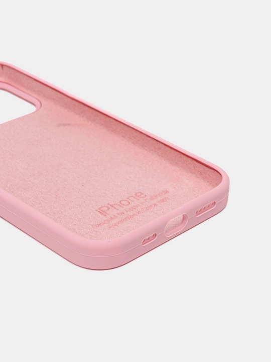 Чехол для iPhone 11–17, Pro, Pro Max — силикон Soft Touch, микрофибра