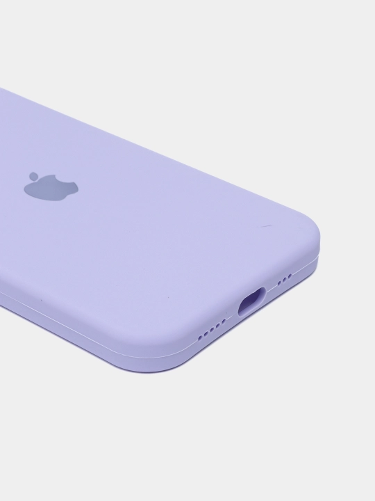 Silikon chexol iPhone 11–17, Pro va Pro Max uchun, Soft Touch, mikrofibrali