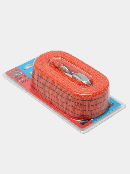 Avtomobil shatakka olish uchun tros ikki ilgaklari bilan, 5 tonn gacha, uzunligi 4 m