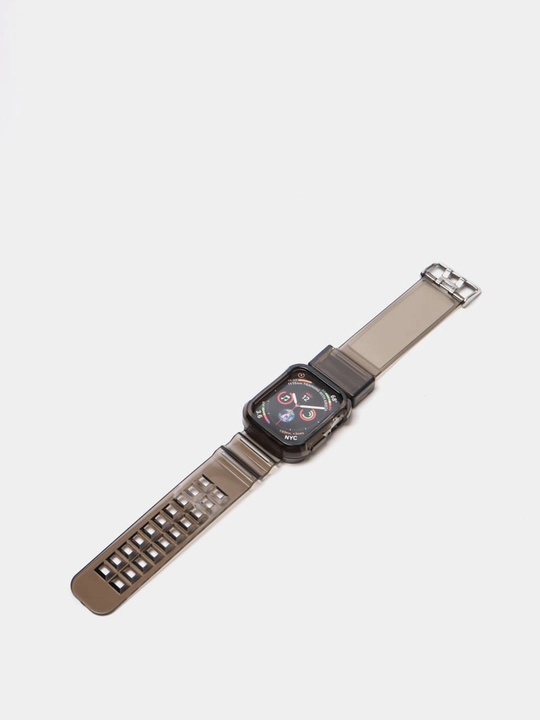 Ремешок для Apple Watch, браслет силиконовый, прозрачный, 38 / 40 / 41 / 42 / 44 45 49 мм