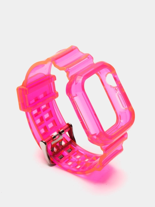 Ремешок для Apple Watch, браслет силиконовый, прозрачный, 38 / 40 / 41 / 42 / 44 45 49 мм