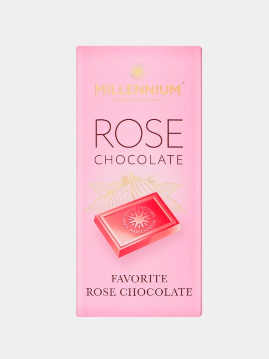 Шоколад Millennium Rose белый, 100 г - 