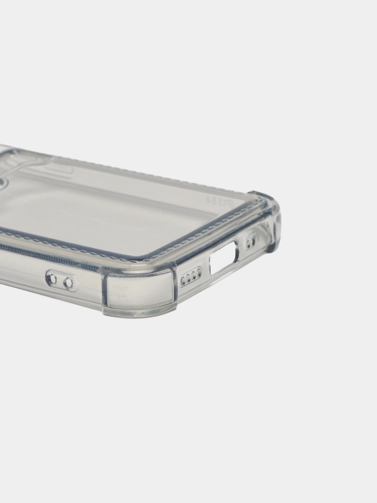 Chexol iPhone 7, 8, SE, XR,XS,11,12,13,14,15,16,17,Pro,Max,Plus,Mini uchun,silikon,shaffof