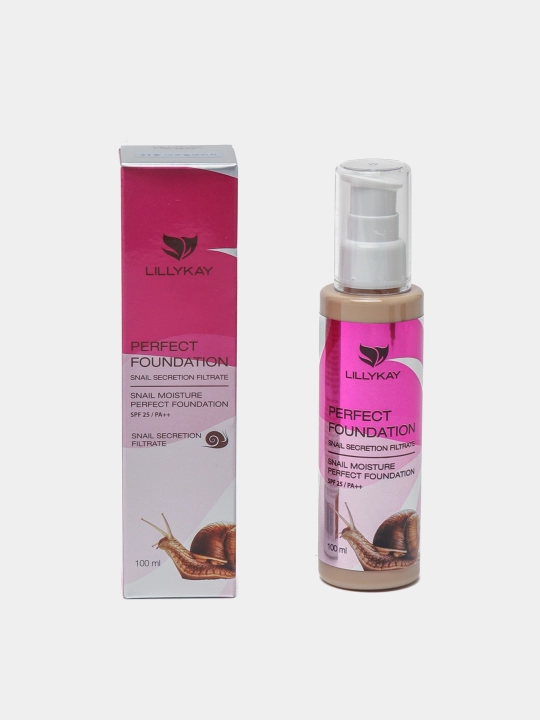 Тональный крем для лица LllyKay Perfect Foundation, увлажняющий, 100 мл, Корея