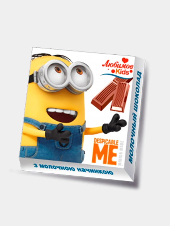 Шоколад Любимов Kids молочный, 50 г - 