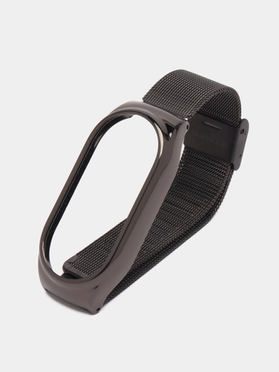 Ремешок для Xiaomi Mi Band 3/4/5/6/7/8, металлический, миланская петля