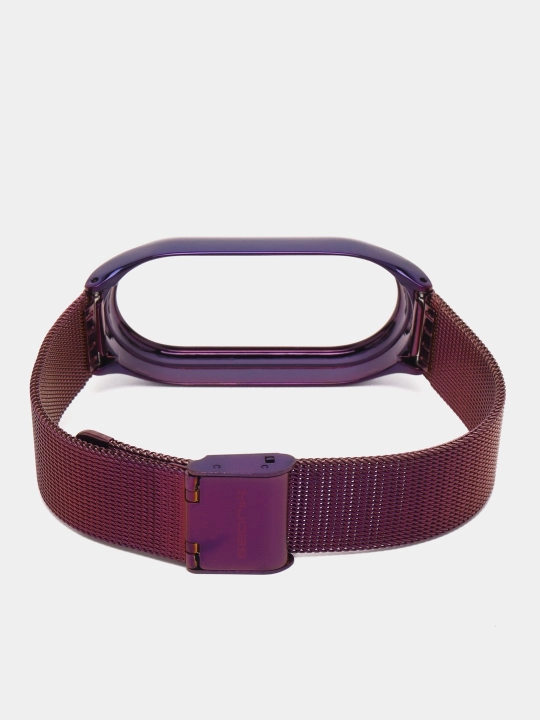 Ремешок для Xiaomi Mi Band 3/4/5/6/7/8, металлический, миланская петля