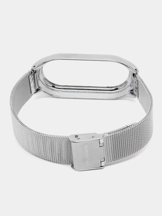 Ремешок для Xiaomi Mi Band 3/4/5/6/7/8, металлический, миланская петля