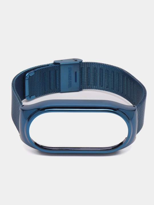 Ремешок для Xiaomi Mi Band 3/4/5/6/7/8, металлический, миланская петля