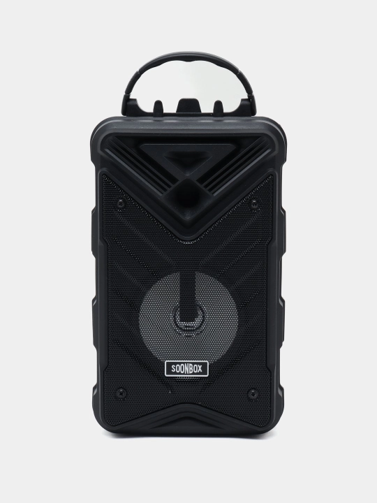 Колонка для караоке Bluetooth Soonbox S7, с FM Radio и проводным микрофоном