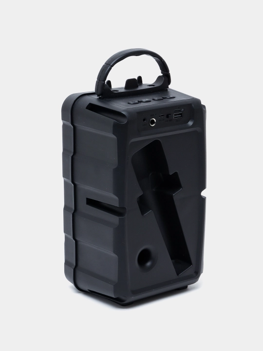 Колонка для караоке Bluetooth Soonbox S7, с FM Radio и проводным микрофоном
