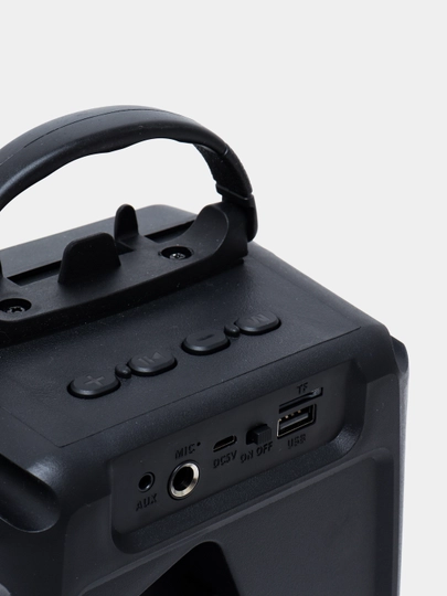 Колонка для караоке Bluetooth Soonbox S7, с FM Radio и проводным микрофоном