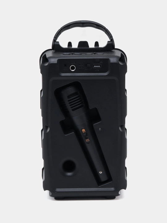 Колонка для караоке Bluetooth Soonbox S7, с FM Radio и проводным микрофоном