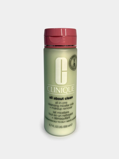 Мицеллярное молочко для снятия макияжа для жирной кожи ALL-IN-ONE CLEANSING, 200 мл - 